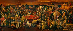 Un ciudat chinez care l-a pictat pe Corneliu Baba