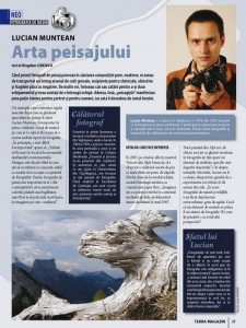 Terra Magazin “Arta Peisajului”