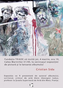 Vernisaj şi lansarea albumului CRISTIAN SIDA, Fundatia TRIADE
