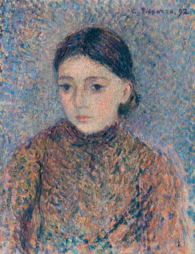 camille-pissarro---portret-de-fata,-Muzeul-Zambaccian