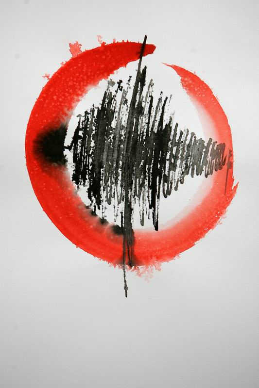 earthquake in japan -watercolor - lucian muntean 01