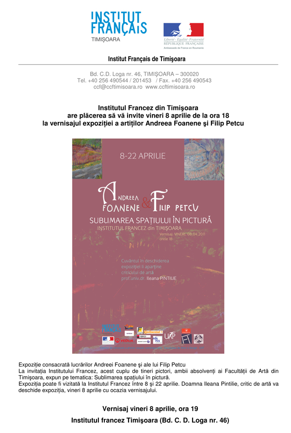 Andreea Foanene și Filip Petcu – Sublimarea spaţiului în pictură