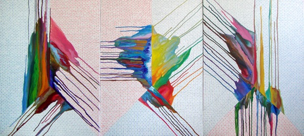 Toujours A,B,C 2011,acril-panza,65x90