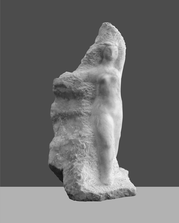 2.-Nud-în-picioare,-marmură,-1950