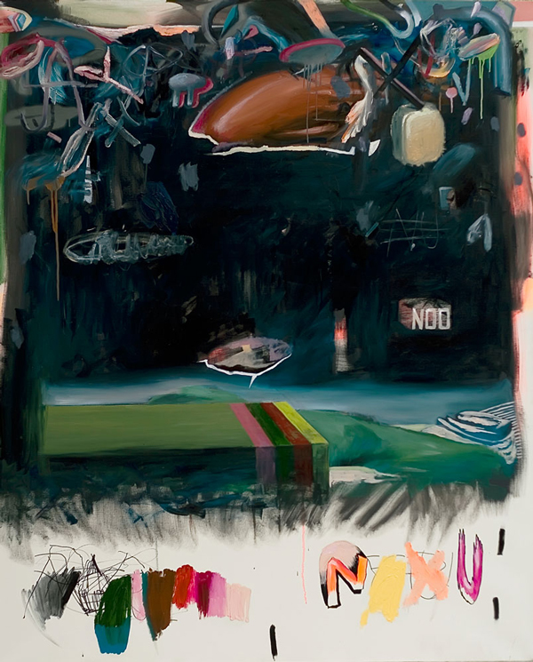 Black Sky, 130x160cm, Laurian Popa
