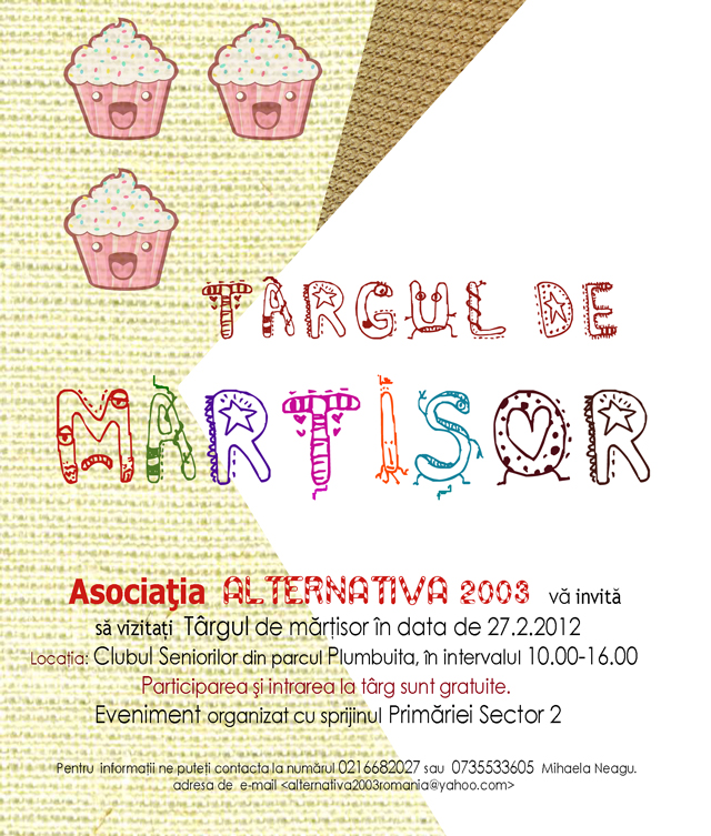 Targul de Martisor @ Clubul Seniorilor – Parcul Plumbuita