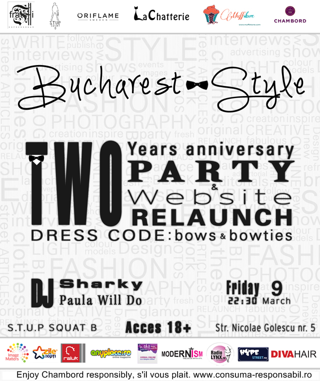 Bucharest-Style, 2 years anniversary & Website relaunch party @ Fratelli Espresso bar București