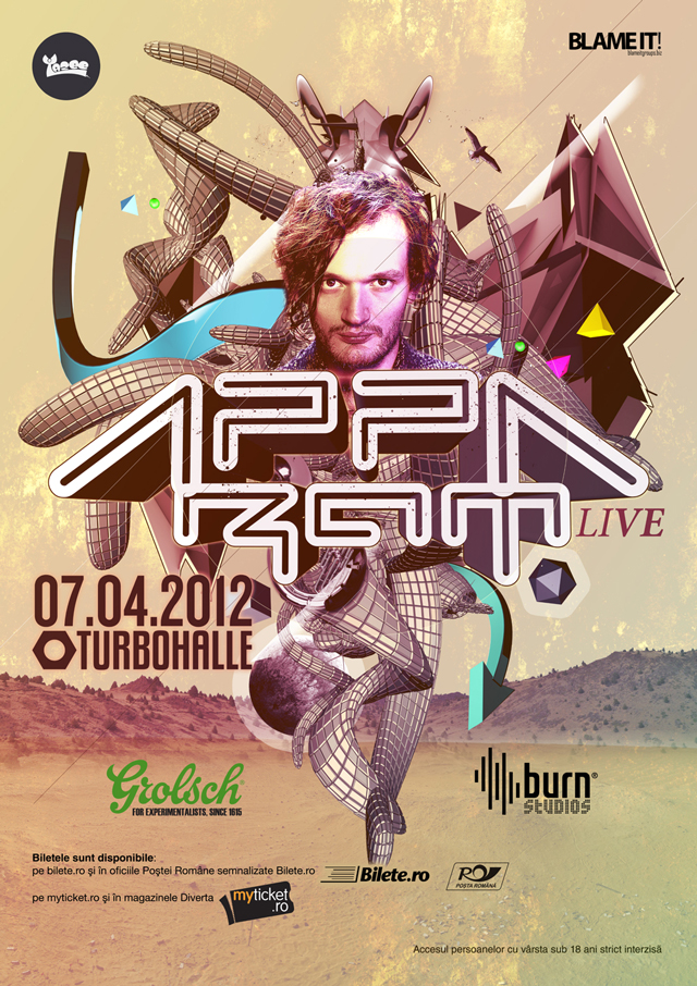 Sascha Ring în APPARAT FULL LIVE BAND @ Turbohalle București