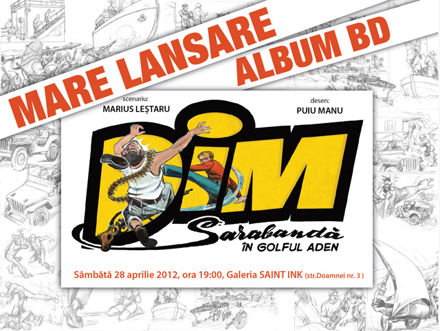 Lansare album de benzi desenate: Dim Dunăreanu