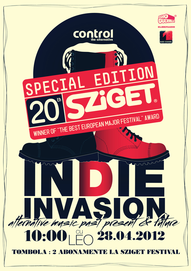 SZIGET  FESTIVAL 2012 OFFICIAL PARTY, aprilie @ Control Club București