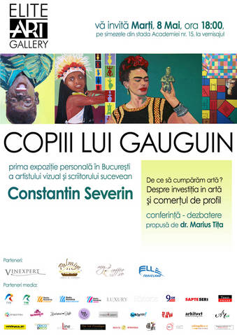 Constantin Severin, „COPIII LUI GAUGUIN” @ Elite Art Gallery, București