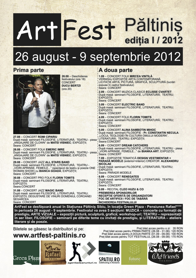 Prima ediție Artfest Păltiniș: două săptămâni de cultură la 1400 m altitudine