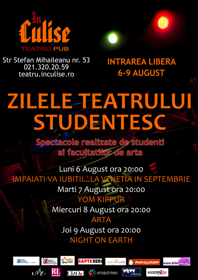 Zilele Teatrului Studențesc In Culise