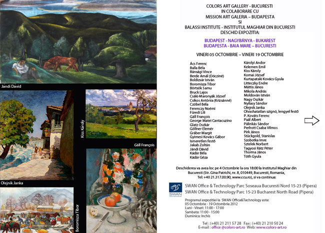 Expoziție “Școala din Baia Mare” @ Colors Art Gallery, București