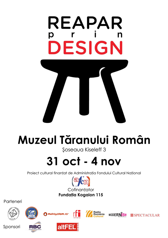 REAPAR prin DESIGN anunță începerea târgului din 31 octombrie @ MȚR