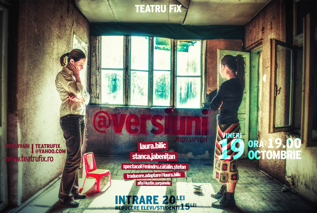 „@VERSIUNI” la Teatru la FiX, Iași