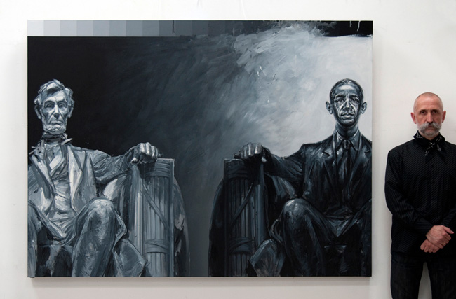 44-45 Barack Obama by Valeriu Mladin