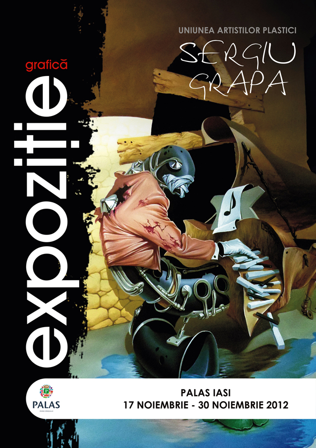 Expoziție de grafică Sergiu Grapa @ Palas, Iași