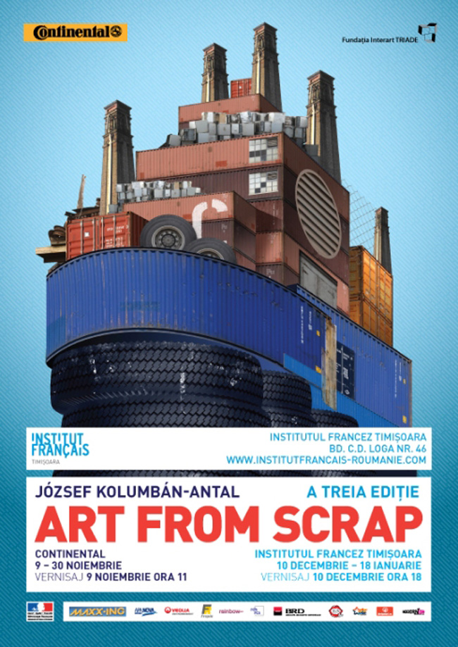 ART FROM SCRAP, József KOLUMBÁN-ANTAL @ Institutul Francez Timișoara