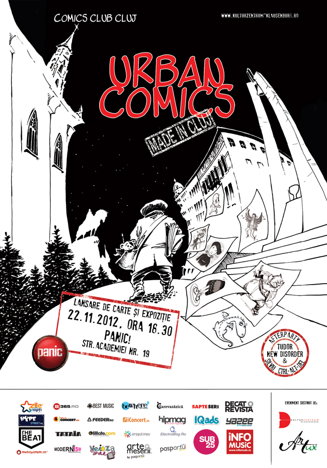 Lansarea antologiei de bandă desenată “Urban Comics” @ Cluj