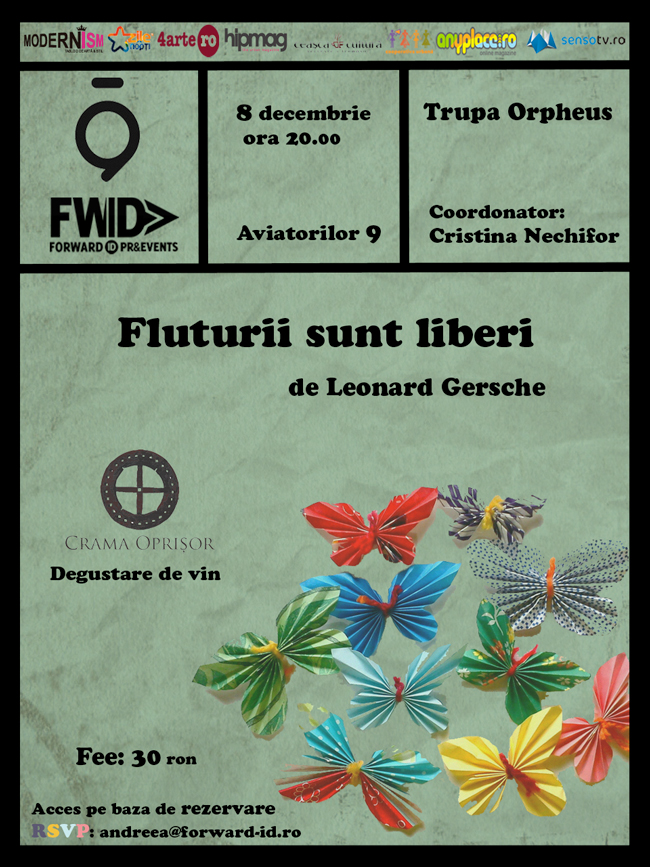 Fluturii sunt liberi @ Teatru la nou9