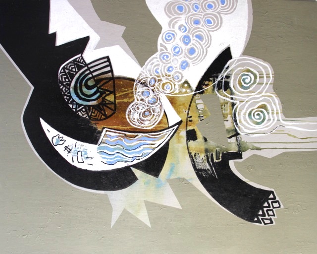 Collectives painting exhibition by T. Pica, Canada