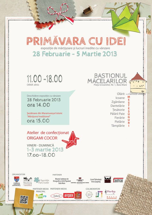 PRIMĂVARA cu IDEI la Bastionul Măcelarilor din Baia Mare