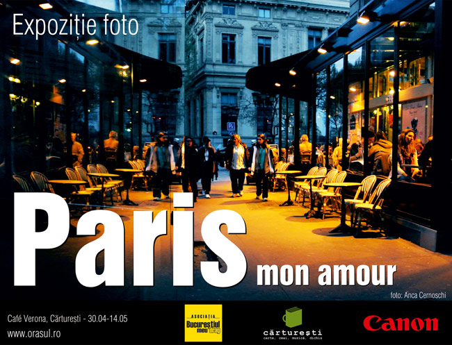 Open call „Paris mon amour” – expoziție de fotografie