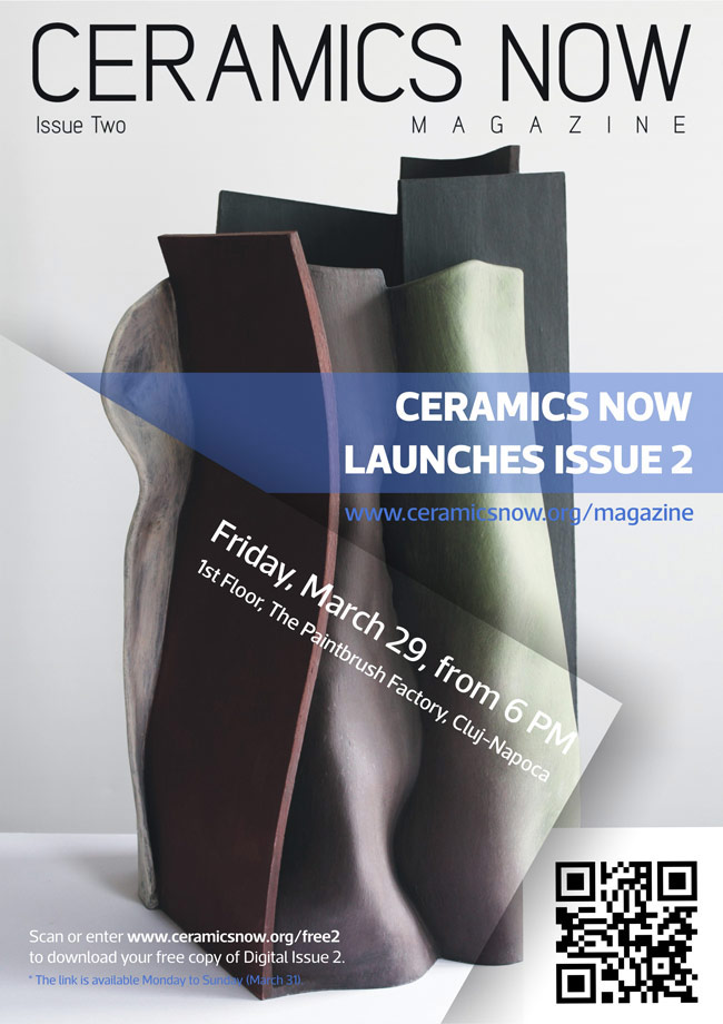 Revista Ceramics Now lansează numărul 2 la Fabrica de Pensule, Cluj-Napoca