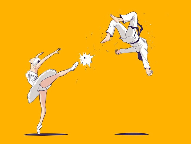 Swan Kick by Chow Hon Lam