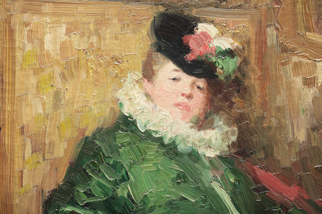 „Colombina în verde” de Nicolae Grigorescu este vedeta Licitației de Primăvară organizate de Artmark