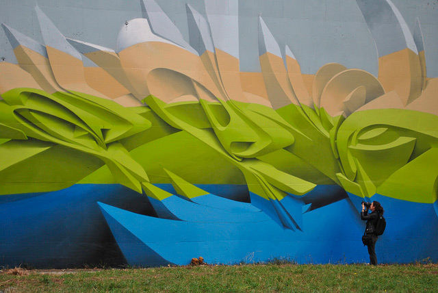 3D graffiti style by Peeta