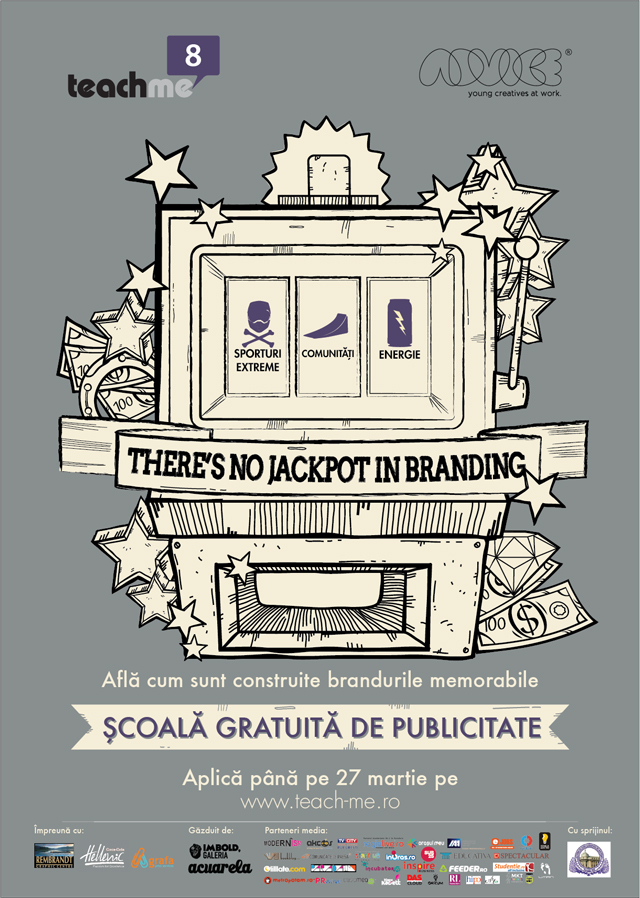 Teach Me 8, singura şcoală gratuită de publicitate, pune la bătaie 27 de locuri pentru studenţii pasionaţi de advertising @ Asociația Advice