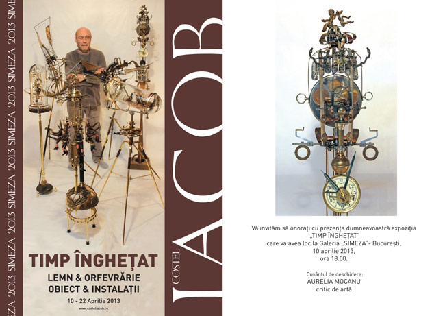 Sculptorul Costel Iacob, „Timpul îngheţatˮ @ Galeria Simeza, București