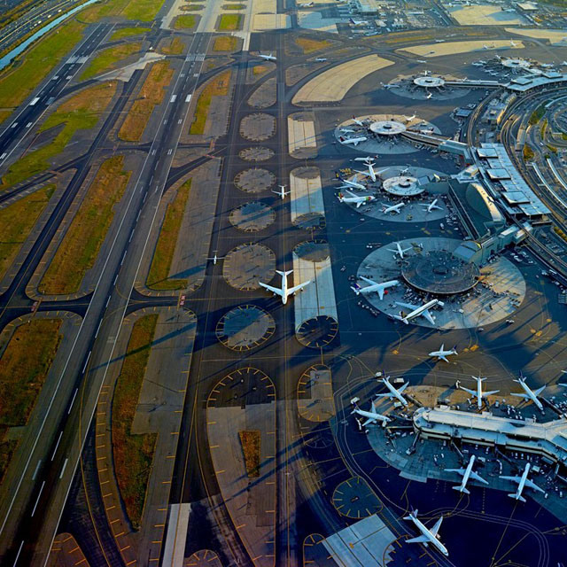 Flying, A Beautiful Aerial Photo Series of Airports by Jeffrey Milstein