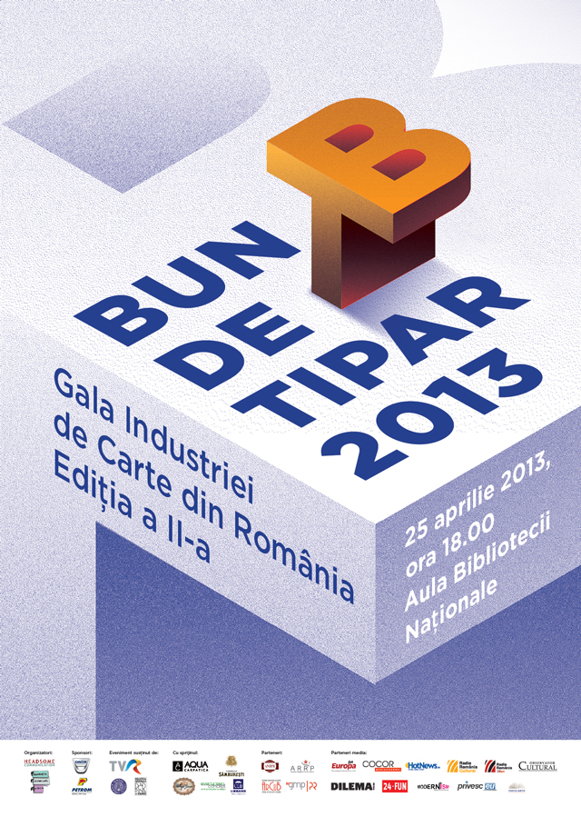 Gala „Bun de Tipar”, decernarea premiilor de excelență ale industriei de carte din România