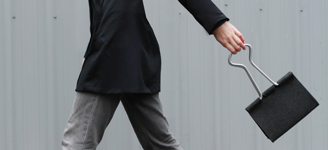 Clip Bag, A Handbag That Looks Like an Office Binder Clip