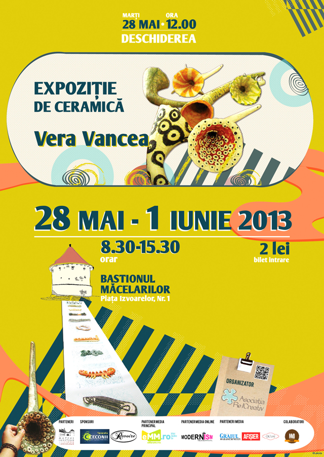 Expoziție Ceramică Vera Vancea @ Bastionul Măcelarilor Baia-Mare