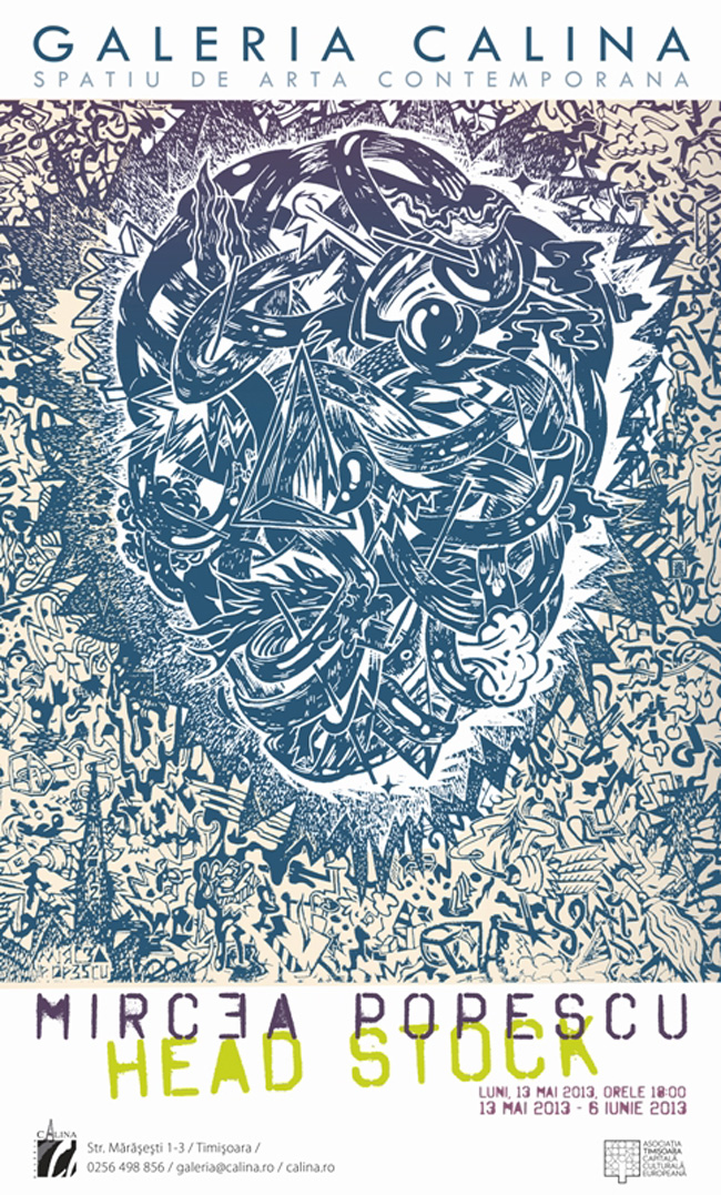 Mircea Popescu, „Colecţia de capete” @ Galeria Calina, Timișoara