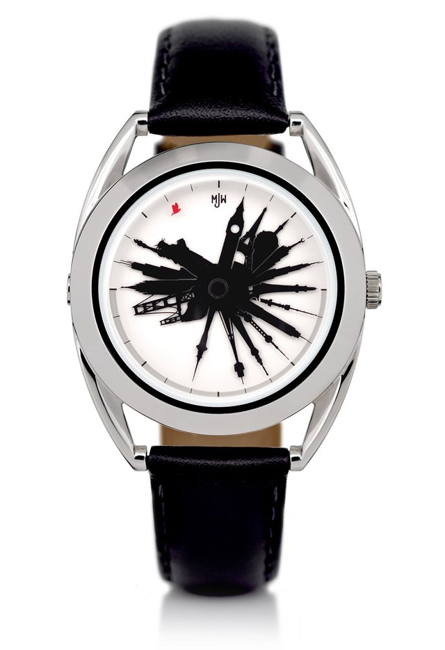 Time Traveller Watch Shows Multiple Time Zones at Once Using Famous City Landmarks