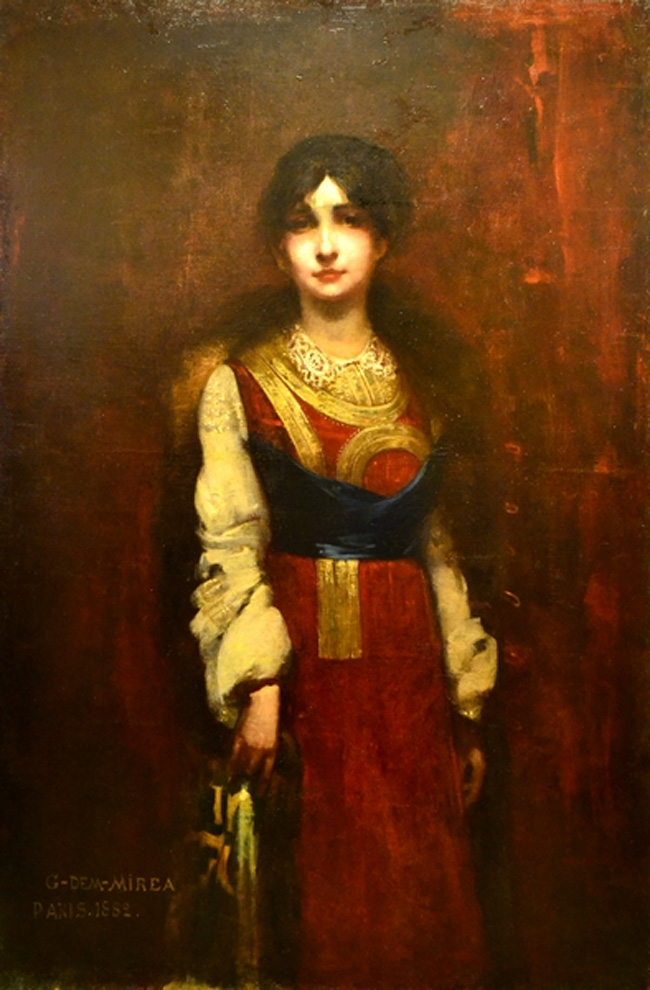 George-(G.D.-Mirea)-Demetrescu-Mirea-(1852-1934)PORTRET-DE-ADOLESCENTA