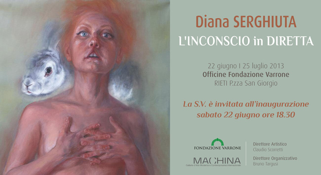 Diana Serghiuţă „Înconștientul în direct” @ Galleria Machina, Rieti, Italia