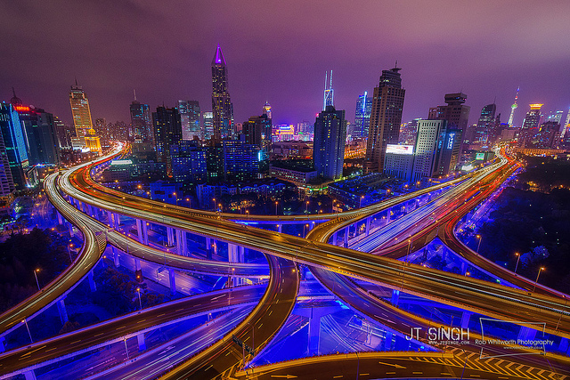 Vast urban jungle of Shanghai by Rob Whitworth