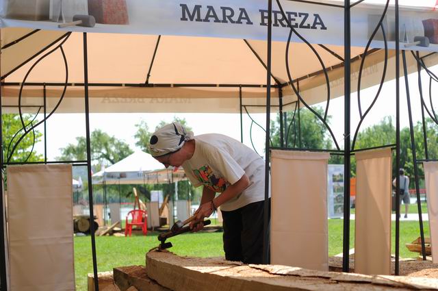 Mara Vilceanu Breza – sculptura in lemn – work in progress