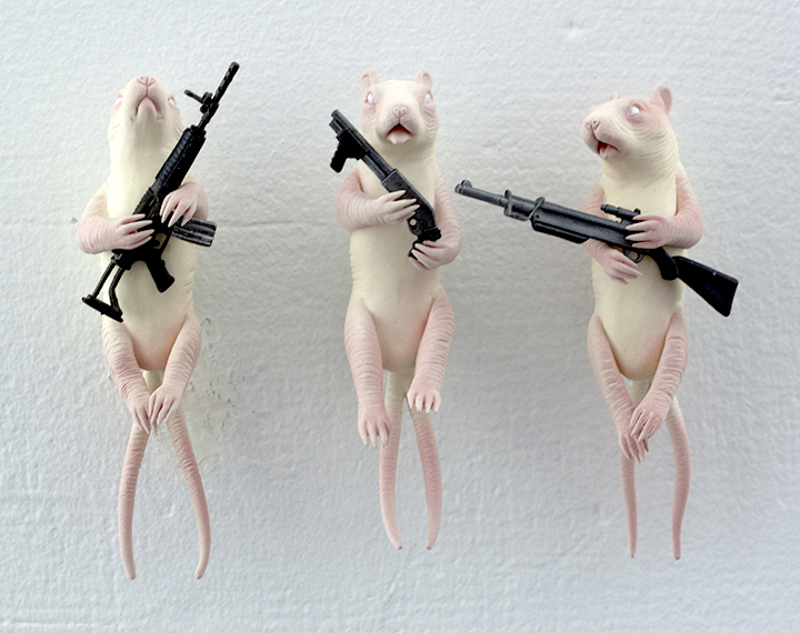 Odd Things, Curious & Creepy Animal Sculptures by Erika Sanada