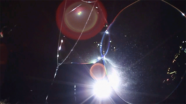 Slow Motion Video of Giant Bubbles Explosions