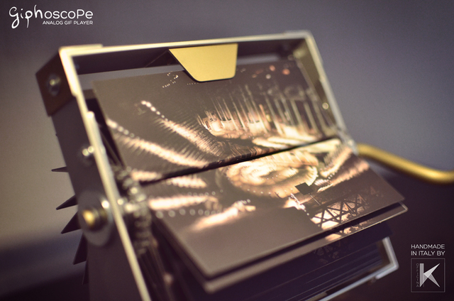 Giphoscope, A Hand-Cranked Machine That Plays Animated GIFs