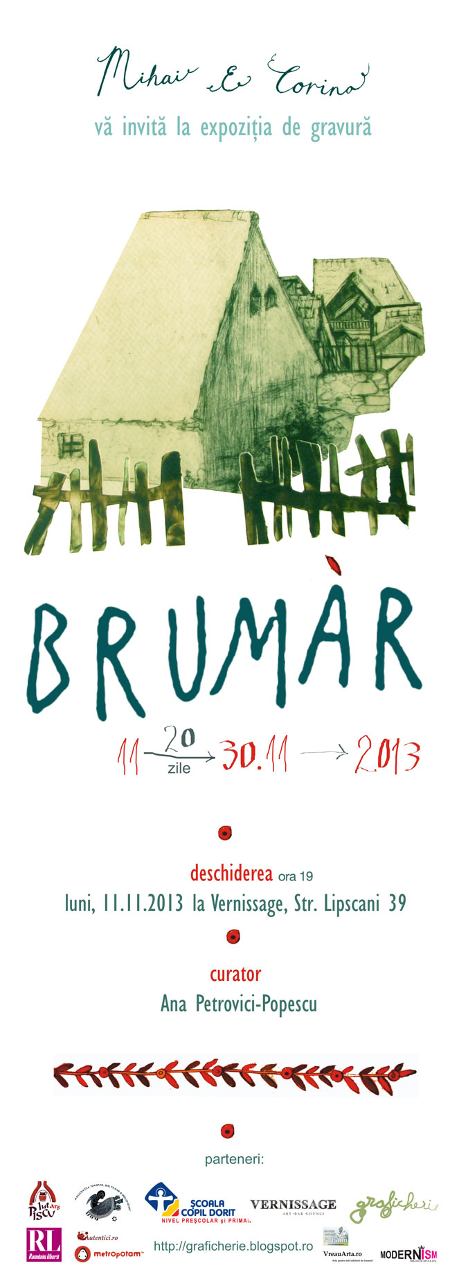 Expoziţie de gravură „Brumar” la Vernissage, București