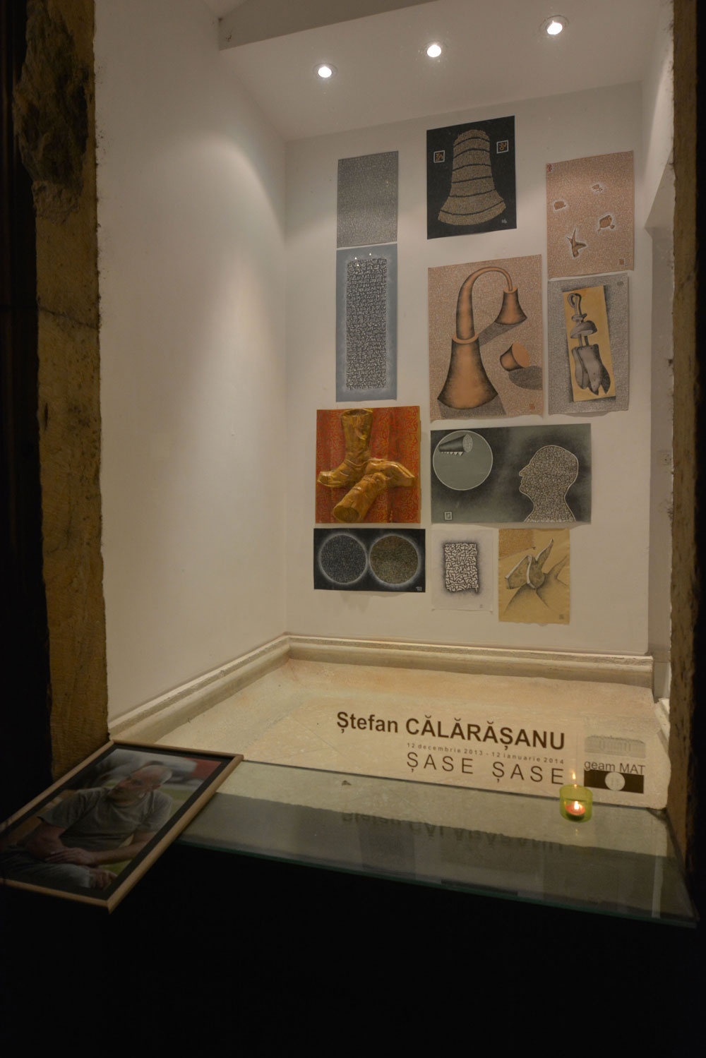 Ștefan Călărășanu „ȘASE ȘASE” @ galeria “geamMAT” a Muzeului de Artă din Timișoara, imagini