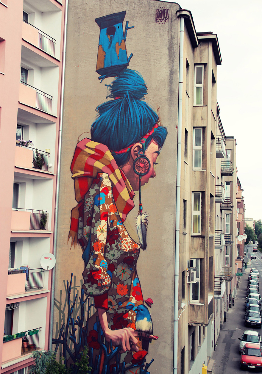 Stunning Murals By “Etam Cru” Turn Boring Buildings Into Works Of Art